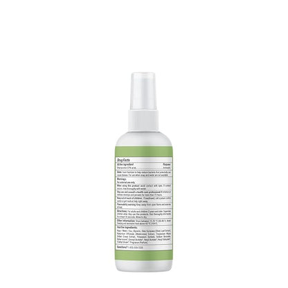 ATTITUDE Hand Sanitizer Spray for Adults and Kids, EWG Verified, Kills Bacteria and Germs, Vegan, Olive Leaves, 3.38 Fl Oz (Spray Bottle) (Pack of 6)