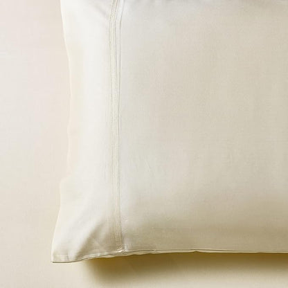 Royal Hotel Bedding ABRIPEDIC Sheets, Viscose from Bamboo, Sheet Set 600 Thread Count, Silky Soft Sheets, Viscose from Bamboo, Sheet Set, Twin-XL, Ivory