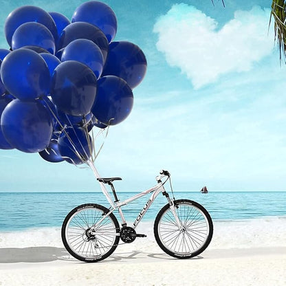 Navy Blue Balloons - 100pcs Dark Blue Balloons for New Year, Wedding, Birthday, Christmas, Baby Shower & Party Decoration