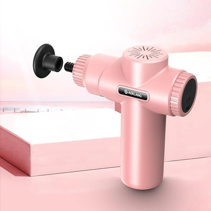 AERLANG Mini Massage Gun-Pink，Muscle Deep Tissue Massager Gun, Handheld Percussion Massager, Portable Quiet Massage Gun with Carry Case for Home Office Gym Motehr Day Gifts for Women Men Her