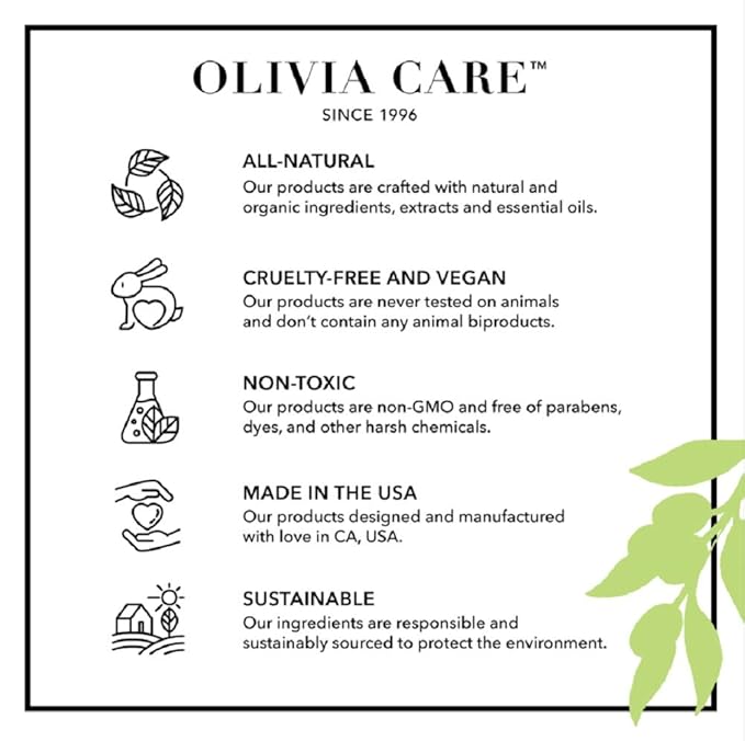 Olivia Care Hand Soap - Infused with Sage & Tea Tree Oil & Rosemary Mint Fragrance, Cleansing, Germ-Fighting, Moisturizing Hand Wash for Kitchen & Bathroom - 18.5 fl