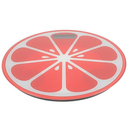 Creative Cartoon Watermelon Weight Scale Small Digital Body Scale with Non-Slip Feet Automatic Activation Compact Design for Home Bathroom Bedroom Use