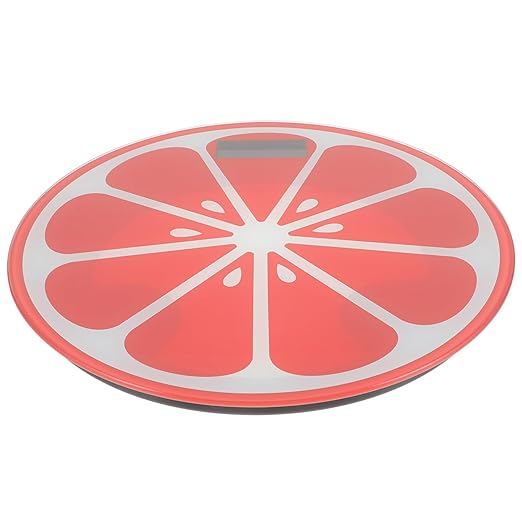Creative Cartoon Watermelon Weight Scale Small Digital Body Scale with Non-Slip Feet Automatic Activation Compact Design for Home Bathroom Bedroom Use
