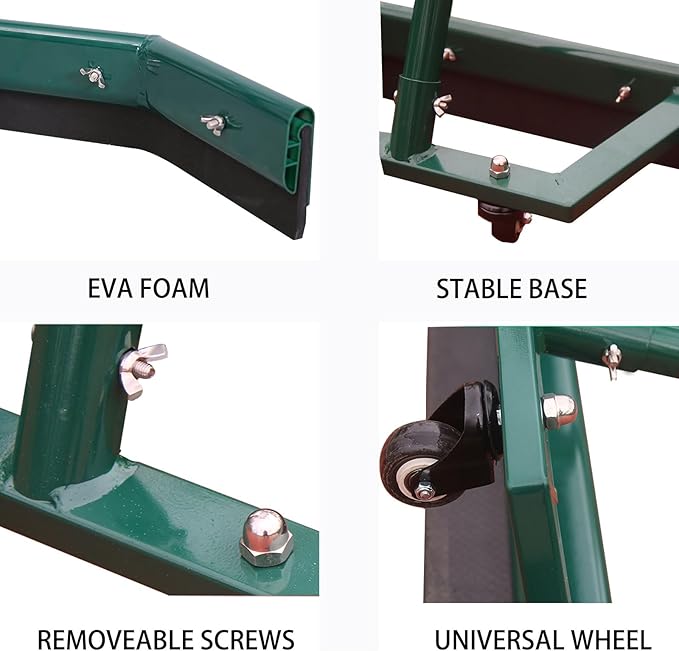 Sport Tennis Court Squeegee Aluminum Alloy Court Squeegee Rain Shuttle for Sports Court Water Wiper Device Water Remover Stadium Dust Collector Wiper Green