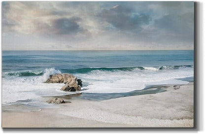 Wexford Home Home Decor Landscape Canvas Wall Art Abstract Floral Painting Modern Pictures Artwork Decoration for Living Room Kitchen Bathroom Office, Ready to Hang, 12x18