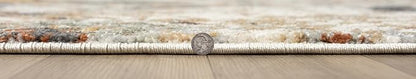 Keen Home Design Area Rugs - 5x8 Non-Shedding, Abstract Rugs for Kitchen, Living Room, Bedroom, Dining Room, Entryway - Size: 5'3" x 7'7", Multi