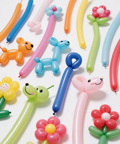 2000 Pcs 260 Balloons Bulk 20 Colors Long Twisting Balloon for Party Decorations, Magic Shows, Clown Supplies