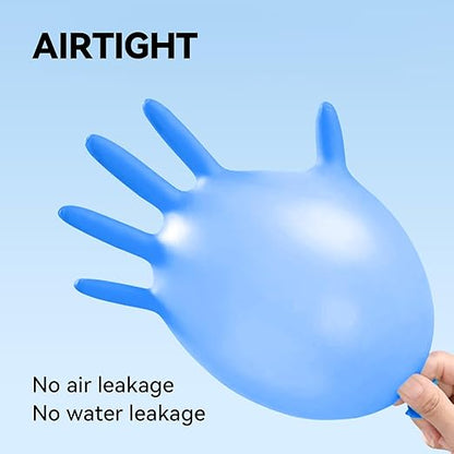 Jointown Medical Synmax Vinyl Exam Gloves - Latex-Free & Powder-Free - Small, BMPF-3001(Case of 1000,Blue)