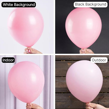 PartyWoo Light Pink Balloons 50 pcs 12 Inch Pastel Baby Pale Pink Latex Balloons for Baby Shower Gender Reveal Valentine's Day Engagement Wedding Princess Birthday Party Decorations Pink-Y48