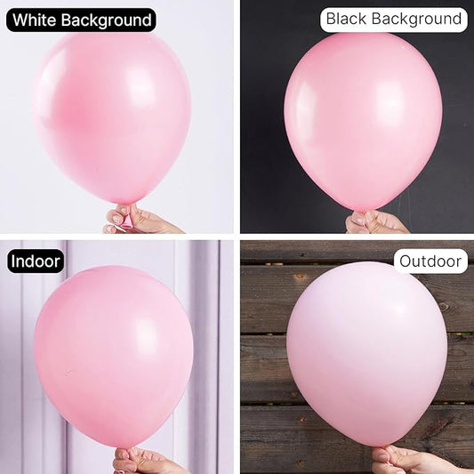 PartyWoo Light Pink Balloons 50 pcs 12 Inch Pastel Baby Pale Pink Latex Balloons for Baby Shower Gender Reveal Valentine's Day Engagement Wedding Princess Birthday Party Decorations Pink-Y48