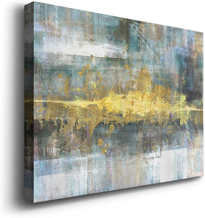 Wexford Home Home Decor Landscape Canvas Wall Art Abstract Floral Painting Modern Pictures Artwork Decoration for Living Room Kitchen Bathroom Office, Ready to Hang, 32x48