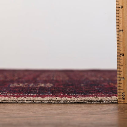 Keen Home Design 3x5 Rug - Machine Washable Entry Rug with Non-Slip Backing, Ideal for Enteryway, Kitchen, Bathroom, Laundry Room - Vintage, Easy Clean, Durable, Low Pile Rug - (3' x 5')