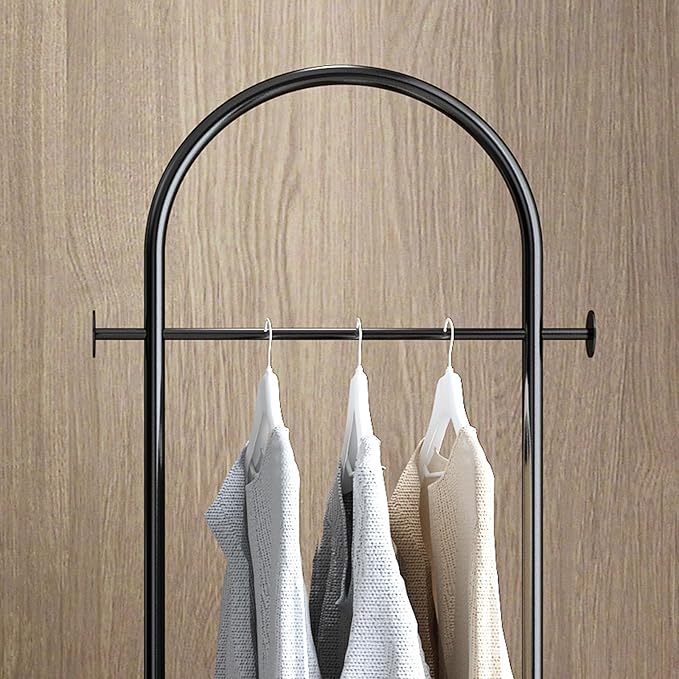 Clothes Rack,Metal Clothing Rack with Marble Base,Modern Coat Rack Freestanding for Boutiques,Small garment racks for hanging clothes,Can Hang Jacket Garment, Hat, Scarf