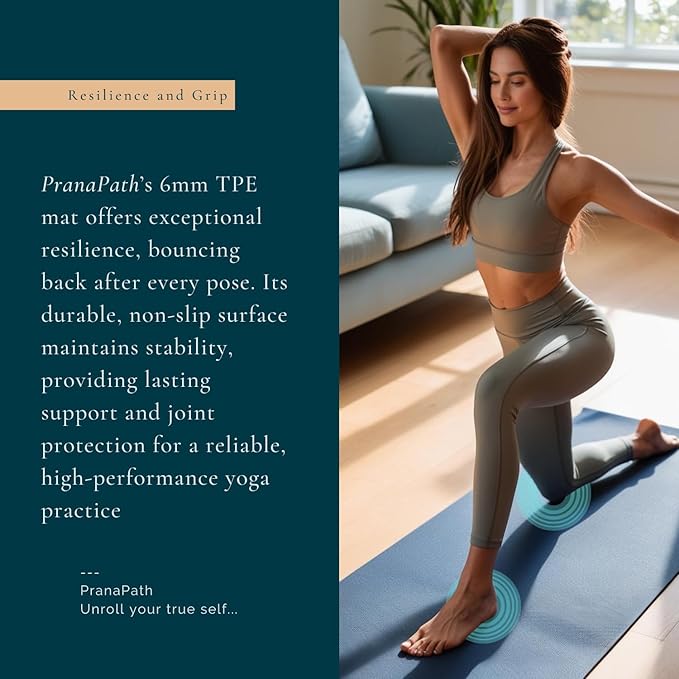 Extra Wide Yoga Mat (72”x32”x6mm) - TPE, Dual-Color, Non-Slip, w/Mesh Carry Bag & Strap