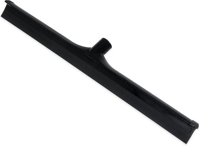 SPARTA 3656803 Plastic Floor Squeegee, Shower Squeegee, Heavy Duty Squeegee With Rubber Blade For Windows, Glass, Shower Doors, Floors, Windshields, 24 Inches, Black