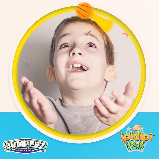 IPIDIPI TOYS Jumpeez Sport Ball Rocket Poppers – 24-Pack Jumping Spring Launcher Toys – Ideal Stocking Stuffers for Kids, Birthday Party Favors, Goodie Bag School Prizes for Boys & Girls