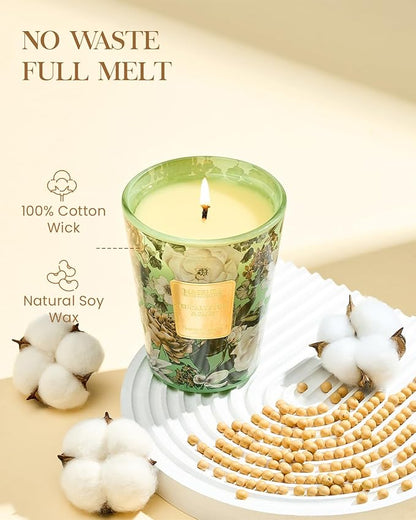 M&SENSE Eucalyptus Sage Scented Candle, 35oz 150H Long Lasting, 3-Wick Natural Soy Candles Aromatherapy Relaxing Sleep, Home Fragrance Housewarming Gifts
