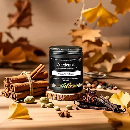 Odor Eliminating Candles | Vanilla Bean Scented Soy Candle for Home, Air Freshening & Cozy Vanilla Scent, Relaxing Home Scented Candles, Cozy Winter Candle Gift for Women & Men