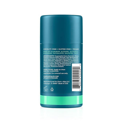 Oars + Alps Aluminum Free Deodorant for Men and Women, Dermatologist Tested and Made with Clean Ingredients, Travel Size, Eucalyptus Spearmint, 3 Pack, 2.6 Oz Each