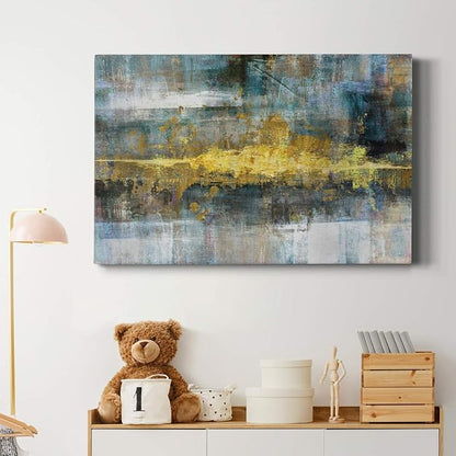 Wexford Home Home Decor Landscape Canvas Wall Art Abstract Floral Painting Modern Pictures Artwork Decoration for Living Room Kitchen Bathroom Office, Ready to Hang, 24x36