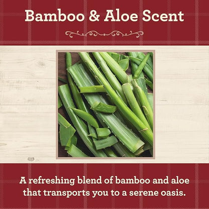 Our Own Candle Company, Bamboo & Aloe Scented Mason Jar Candle, 100 Hour Burn Time, 13 Ounces