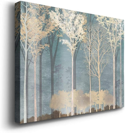 Home Decor Landscape Canvas Wall Art Abstract Floral Painting Modern Pictures Artwork Decoration for Living Room Kitchen Bathroom Office, Ready to Hang