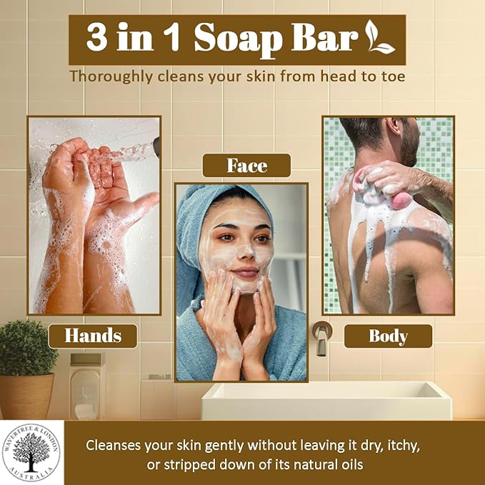 Wavertree & London Havana Scented Natural Soap (2 Bars), 7oz Moisturizing French Triple Milled Soap Bars enriched with shea butter - Pure Plant Based Bath & Body Bars for All Skin Types