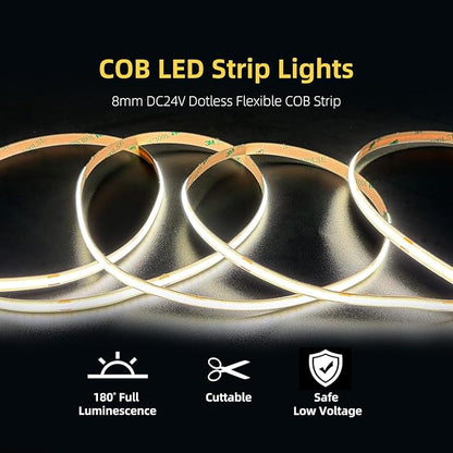 Stair Lights Indoor Motion Sensor Smart Interior Led Step Lights16 Stairs 40 Inch Length Cuttable Led Light Strip for Staircase Scene (Cool White 6000K, 20 Stairs)