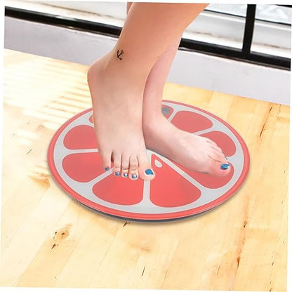 Creative Cartoon Watermelon Weight Scale Small Digital Body Scale with Non-Slip Feet Automatic Activation Compact Design for Home Bathroom Bedroom Use