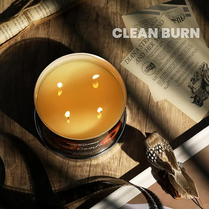 4EVER Scented Candles | 4-Wick 18oz Soy Wax Candle | Up to 50Hrs Clean Burn | Aromatherapy Candles for Home Scented | Gifts for Women & Mom, Home Comforts