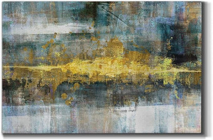 Home Decor Landscape Canvas Wall Art Abstract Floral Painting Modern Pictures Artwork Decoration for Living Room Kitchen Bathroom Office, Ready to Hang