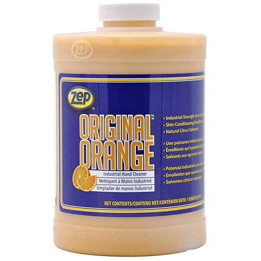 Zep Original Orange Industrial Hand Cleaner - 32 Oz (Pack of 1) 302804 - Tough on Grime, but Gentle on Hands