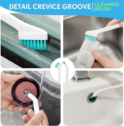 Small Detailing Cleaning Brushes for Small Spaces,Crevice Cleaning Tools for Keyboard Bottle Window Groove Car Gap,Scrub Cleaner Supplies for Shower Toaster Tub Baseboard Sink Grout Oven Juicer