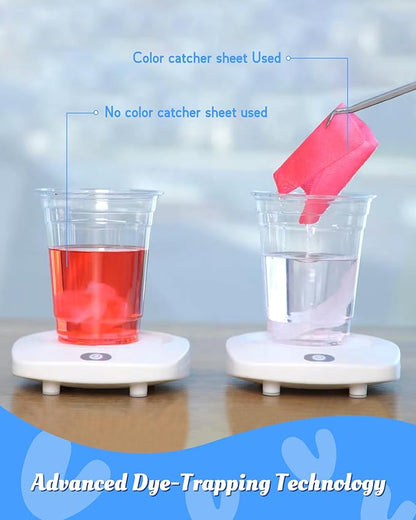 Catcher Sheets for Laundry 30 Count, Dye Catcher to Prevent Color Runs, Grabber Sheets for Home, Apartment, Dorm, Hotel