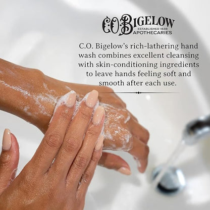 C.O. Bigelow Aqua Mellis Hand Wash, Iconic Collection Liquid Hand Soap with Shea Butter, Glycerin, Aloe Vera, 10.5 Fl Oz