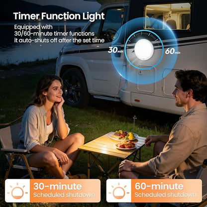Motion Sensor Light Indoor With Remote Hanging Chain 3 Color Led Lights Magnetic Mount Under Cabinet Lighting USB Rechargeable Metal Chain Night Lamps Battery Operated Wall Light For Camping, Closet