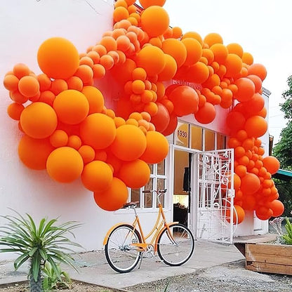 PartyWoo Tangerine Orange Balloons, 50 pcs 12 Inch Dark Orange Balloons, Deep Orange Balloons for Balloon Garland Balloon Arch, Party Decorations, Birthday Decorations, Wedding Decorations, Orange-Y9