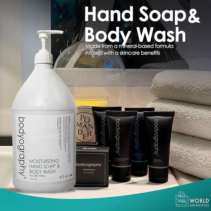 World Amenities Bodyography Hand Soap and Body Wash