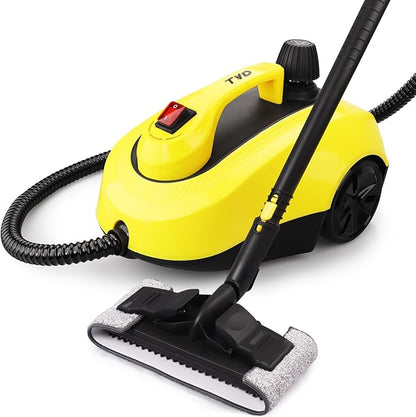 TVD Steam Cleaner, Heavy Duty Canister Steamer with 26 Accessories, Steam Mop with 5M Extra-Long Power Cord for Home Floor Cleaning, Grout,Car Detailing,Upholstery.