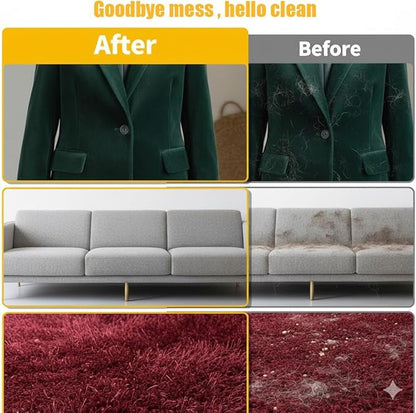 Pet Hair Remover Gloves (2 Pack), Reusable Electrostatic Cleaner for Furniture, Clothes & Car Interiors – Eco-Friendly, No Sticky Rollers