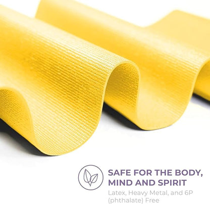 Sunshine Yoga Voyage Yoga Mat, 10 Pack, 72" x 24" Professional Studio and Gym Bulk Yoga Mats, 5mm Thick, Durable, Anti-Tear, Non Slip Fitness and Exercise Mats