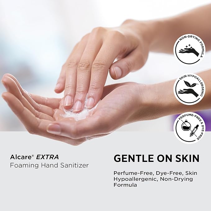 SC Johnson Professional Alcare Extra Foaming Hand Sanitizer 2-Pack 1L Touch-Free Cartridge Refill Pack