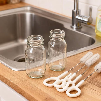Bottle Cleaning BrushesStraw Cleaner Brush Extend, Long Straw Cleaner Brush Set, Straw Cleaner Brush Extend, 5 Set of Bottle Brush Flexible Cleaning Brushes Kitchen Nylon Multifunction