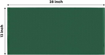 Artoid Mode 100% Cotton Dark Green Waffle Weave Kitchen Dish Cloths, 13x28 Inch Ultra Soft Absorbent Quick Drying Kitchen Dish Towels Set of 4
