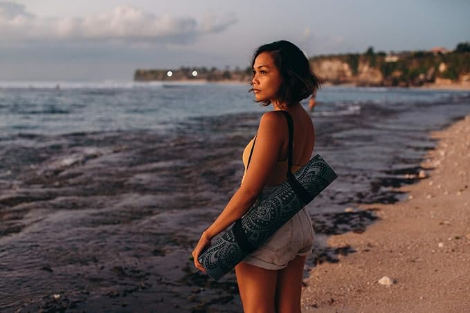 YOGA DESIGN LAB | The Infinity Mat | Luxurious Non-Slip Design Provides Unparalleled Grip to Support and Align You Beautifully | Eco-Friendly | w/Carrying Strap!