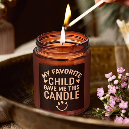 Birthday Gifts for Mom from Daughter Son - Mothers Day Relaxing Candles for Women Stress Relief - Funny Gifts for Grandpa Grandma Grandparents - Lavender Vanilla Soy Wax Scented Candle