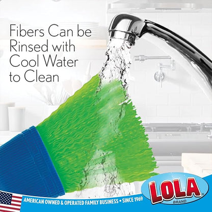 LOLA Whisk Broom, Hand Brush, 2 Pack, Durable Bristles, Whisks Away Dirt & Debris, Compact, Hang Hole for Easy Storage, Indoor/Outdoor
