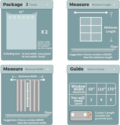 BGment Oatmeal Linen Curtains for Living Room 84 Inch Length 2 Panels, Privacy Textured Window Drapes for Bedroom Farmhouse Light Filtering Curtain with Grommet Top, Each 38 Inch Wide
