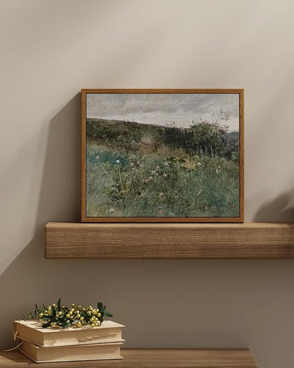 InSimSea Framed Canvas Wall Art Vintage Decor, Rustic Wall Art Room Decor, Classical Paintings for Decorations, Home Kitchen Farmhouse Bathroom Decor, 11"x14"