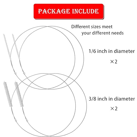 4 Pieces Feeding Tube Brushes, Long Pipe Cleaners Straw Cleaning Brushes, 32 Inches Long with Soft Nylon Bristles Head, Suitable for Cleaning Feeding Tubes